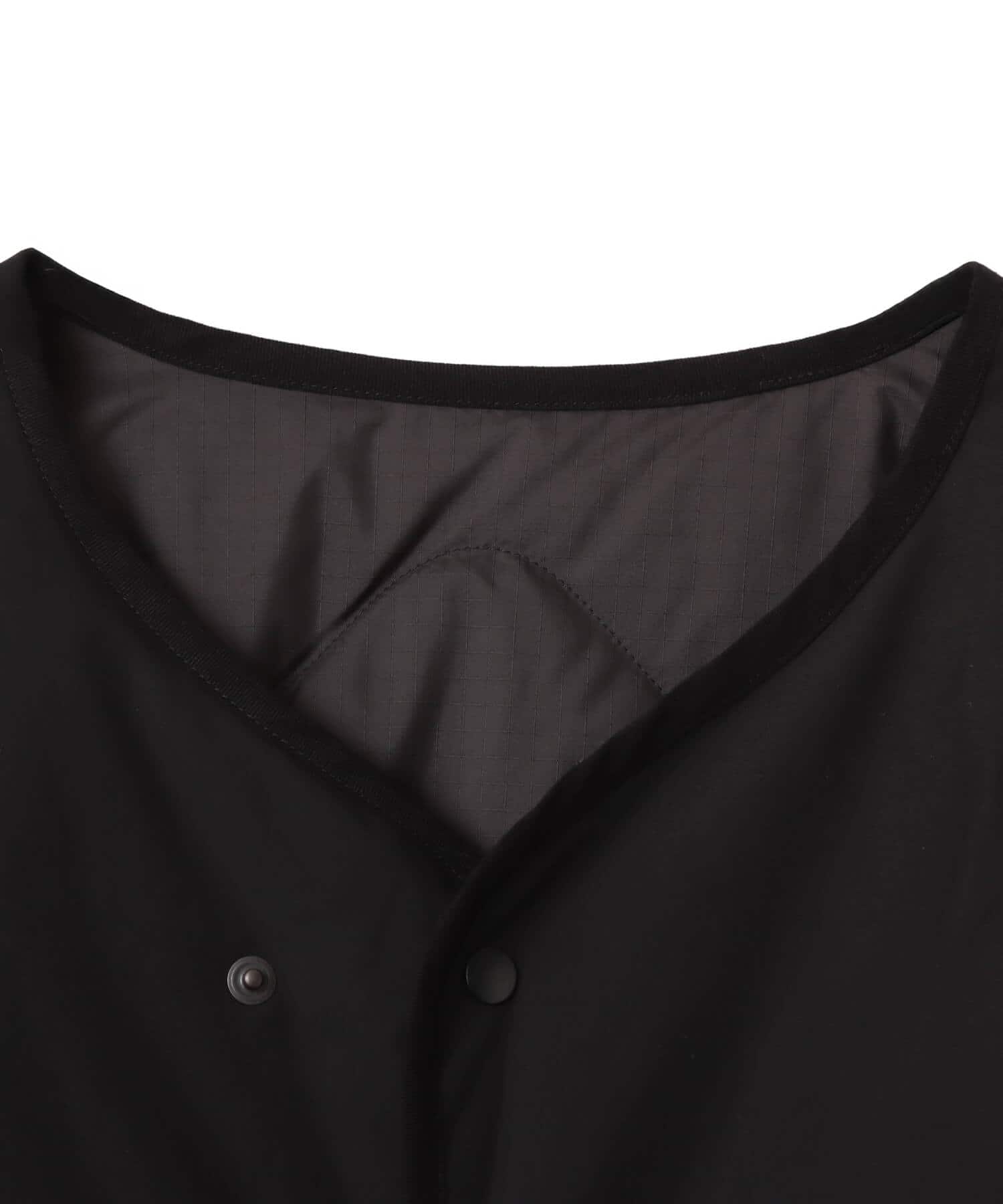 nanamica Reversible Down Cardigan Blackの画像