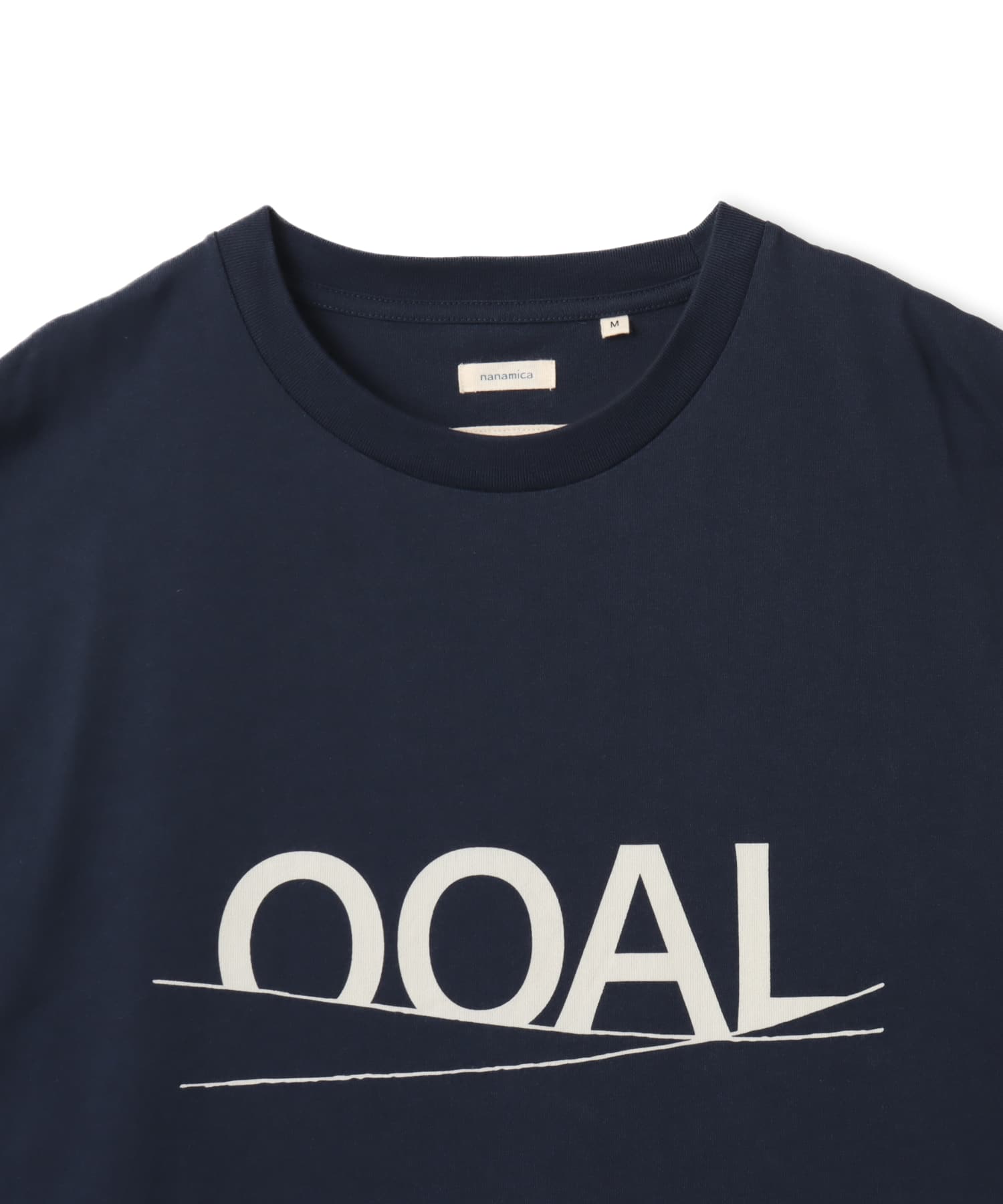 nanamica OOAL Graphic Tee Navyの画像