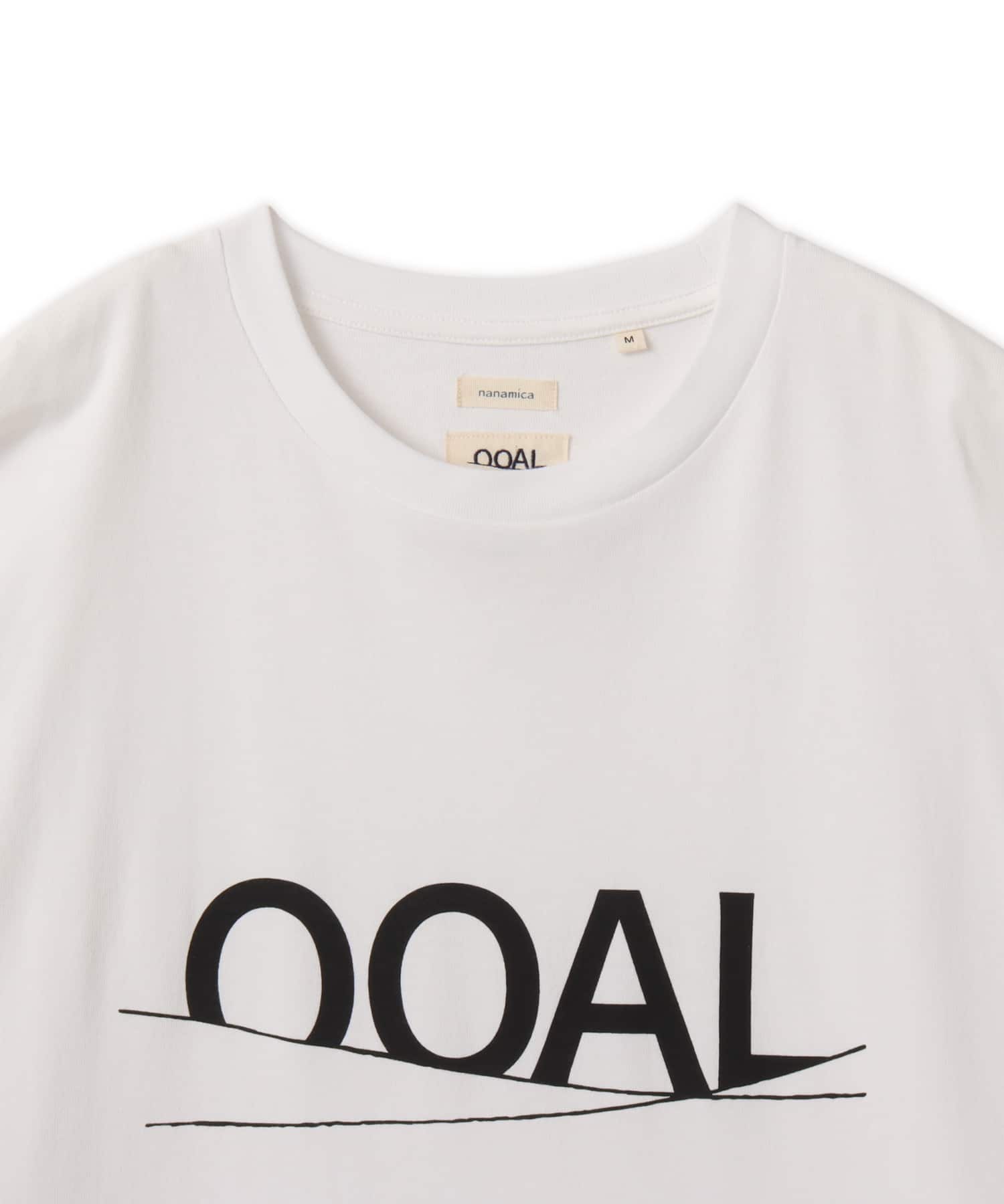 nanamica OOAL Graphic Tee Off Whiteの画像