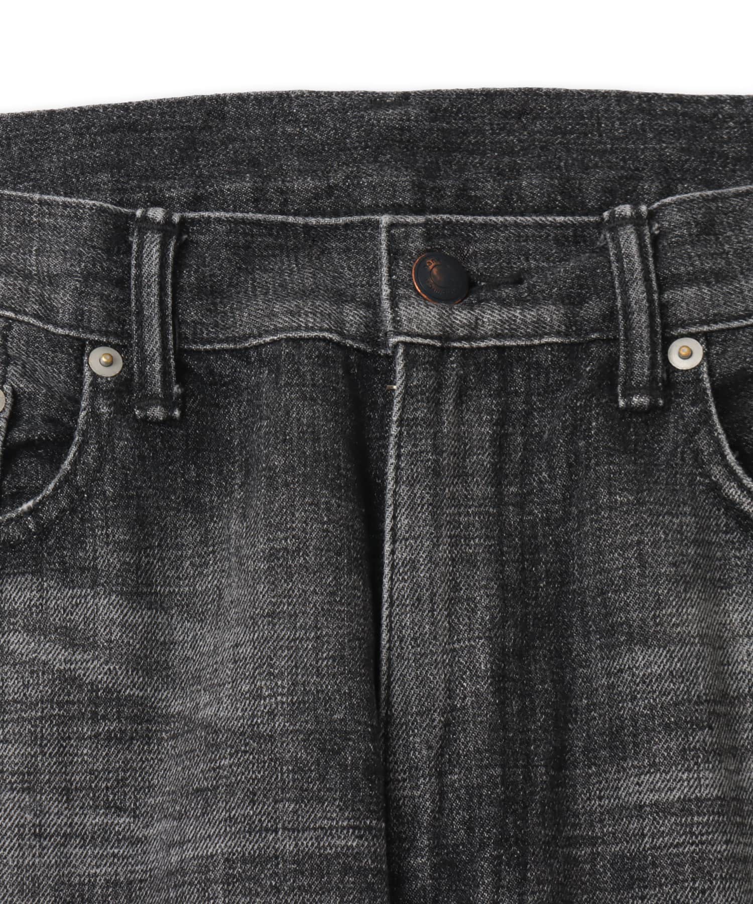 nanamica Selvage Denim Pants Vintage Blackの画像