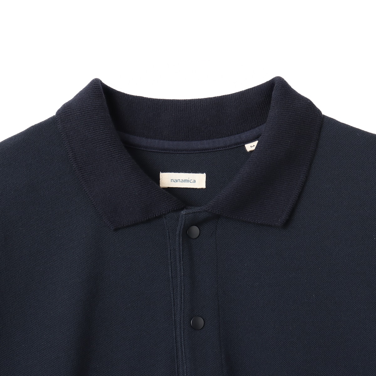 nanamica S/S Polo Shirt Navyの画像