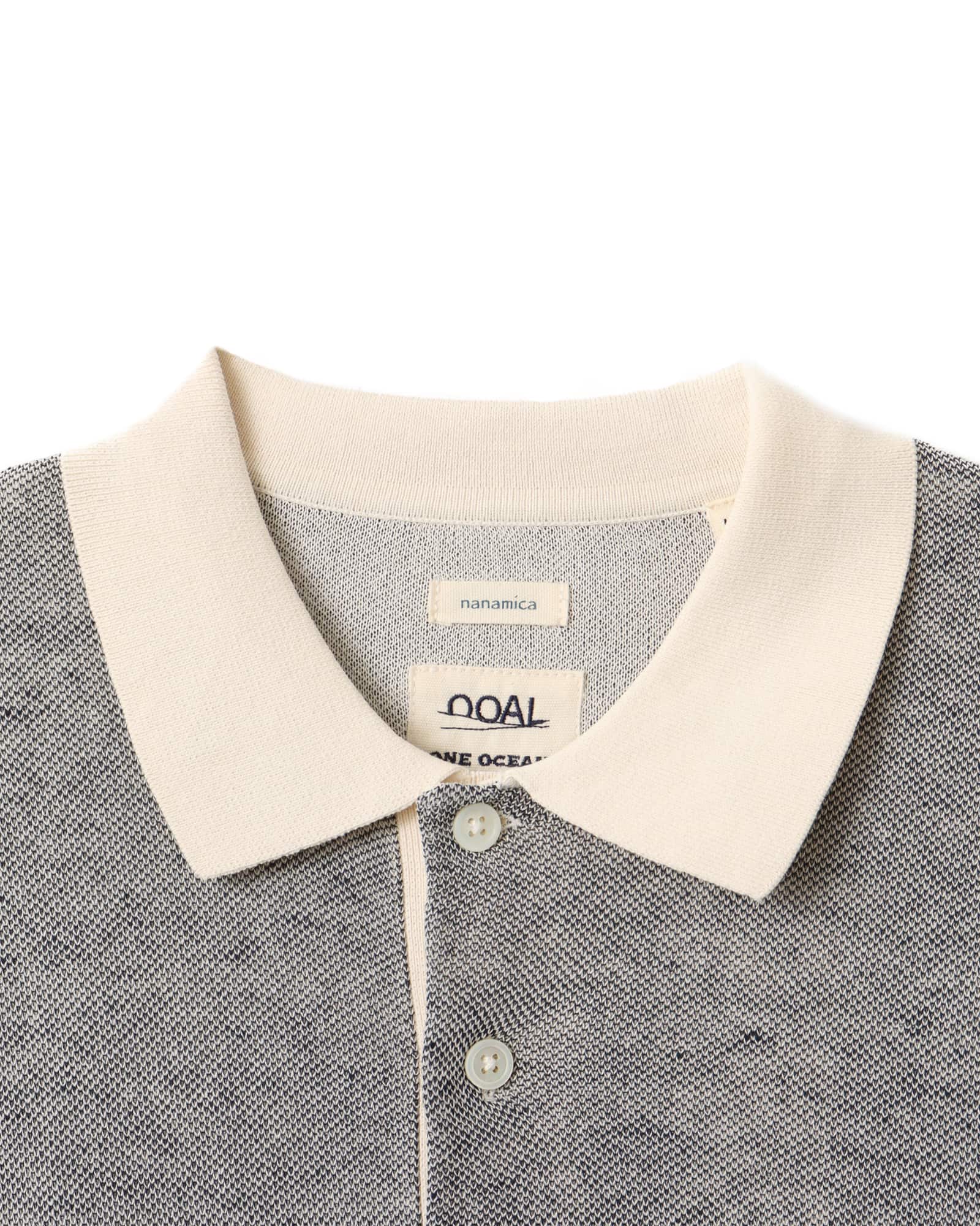 nanamica Polo Sweater Ecruの画像