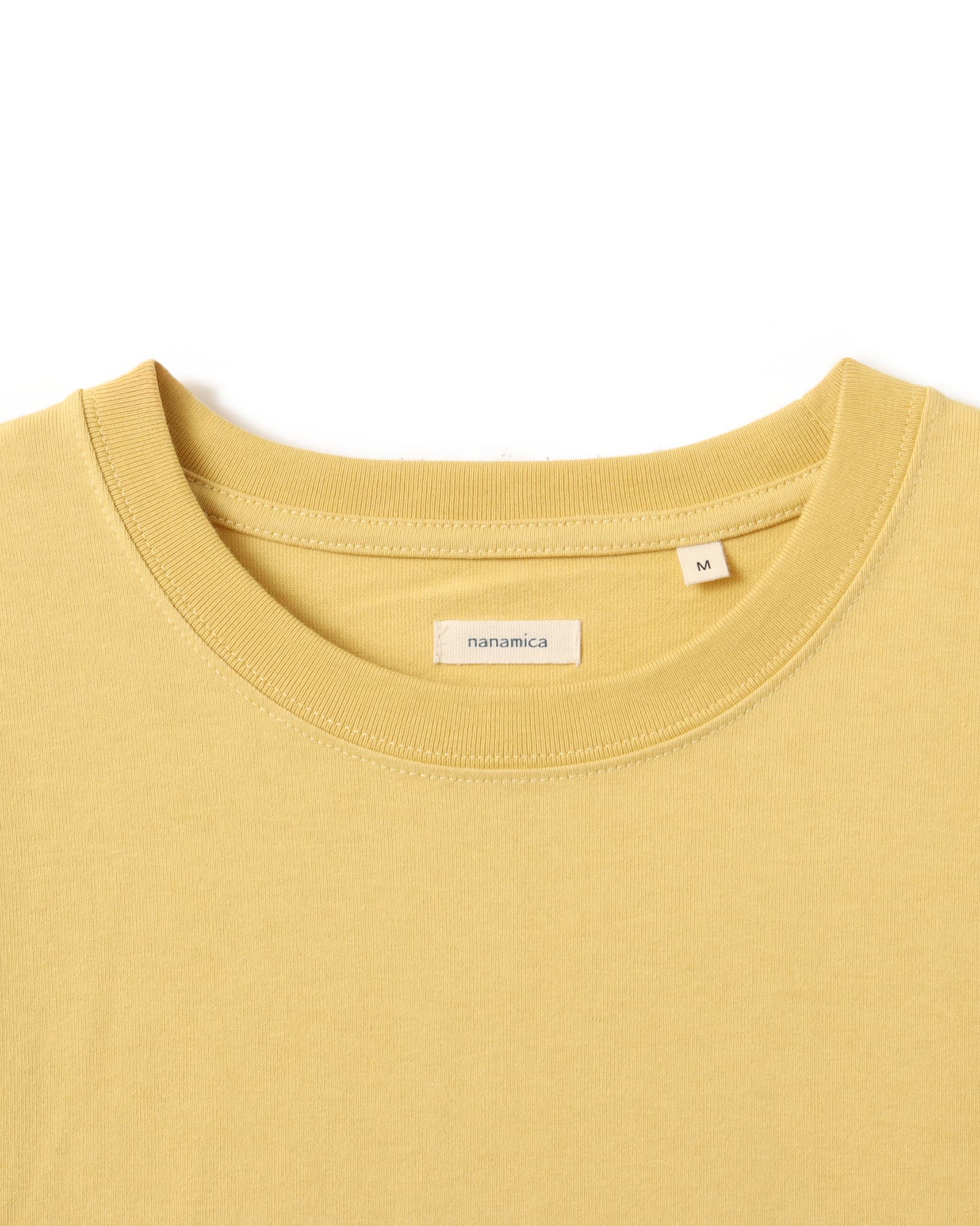 nanamica OOAL Graphic Pocket Tee Vintage Yellowの画像
