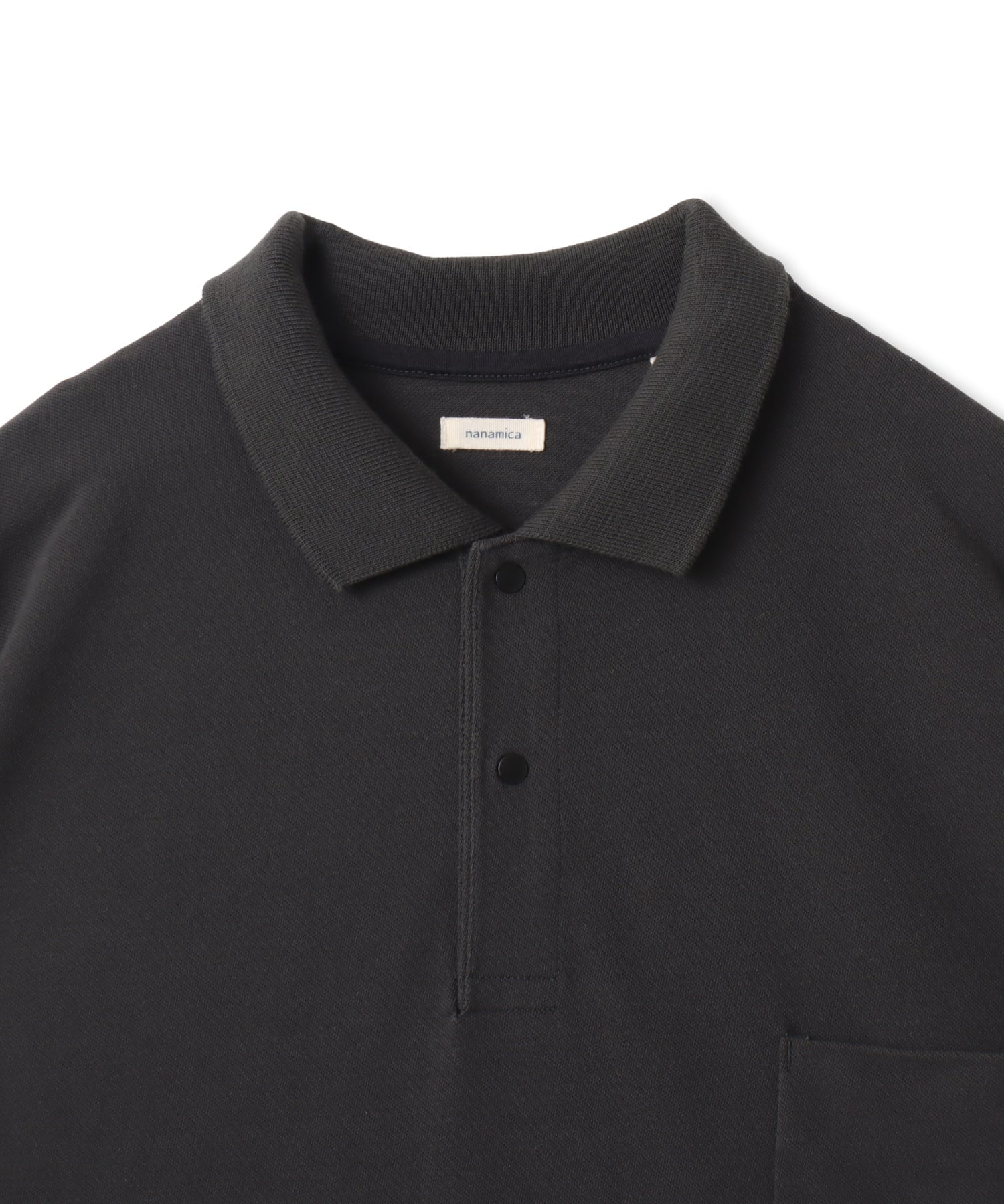 nanamica S/S Polo Shirt Charcoalの画像