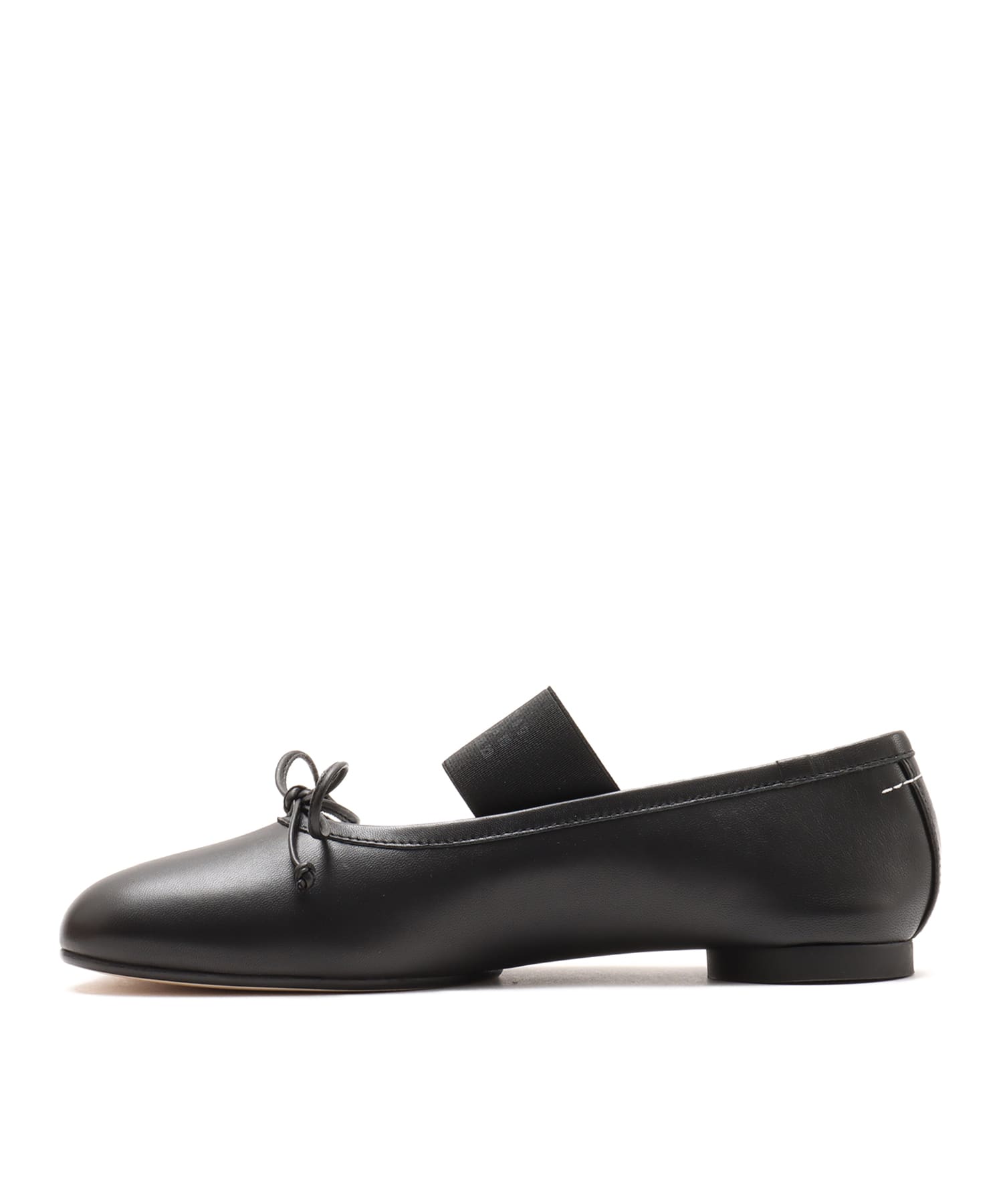MM6 ANATOMIC NUMBERS FLAT SHOES BLACKの画像