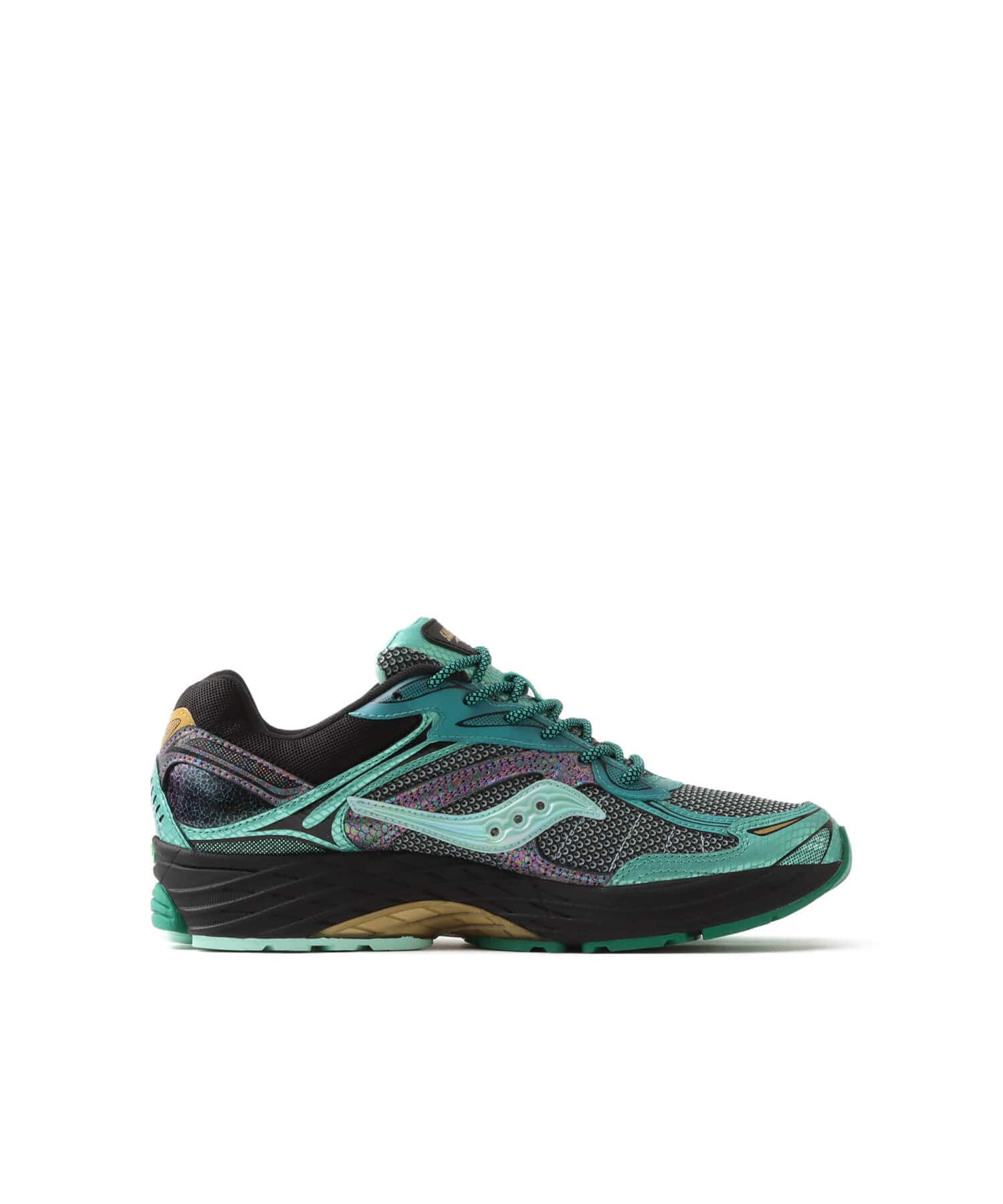 Saucony Progrid Omni 9 GREEN GLOWAの画像