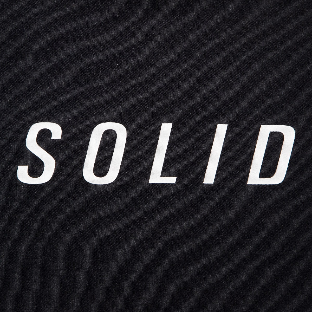 SOLID LOGO T-SHIRT BLACK 21SU-Iの画像