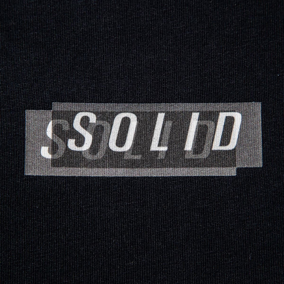 SOLID GARBAGE T-SHIRT BLACK 21SU-Iの画像
