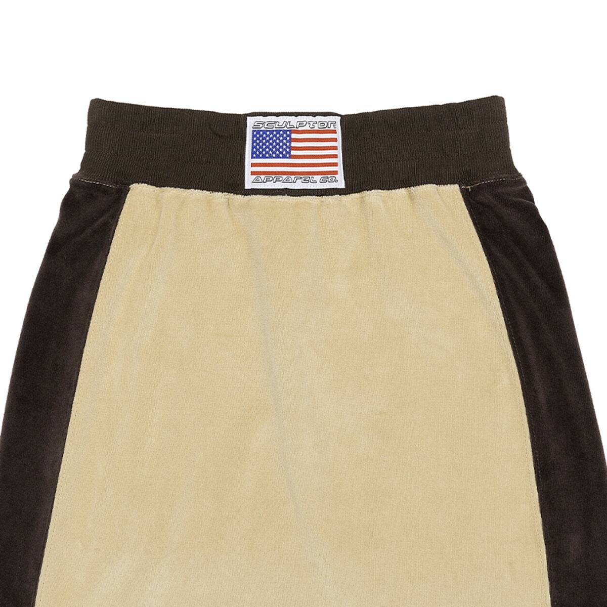 SCULPTOR Velour Track Skirt BEIGE 21FA-I