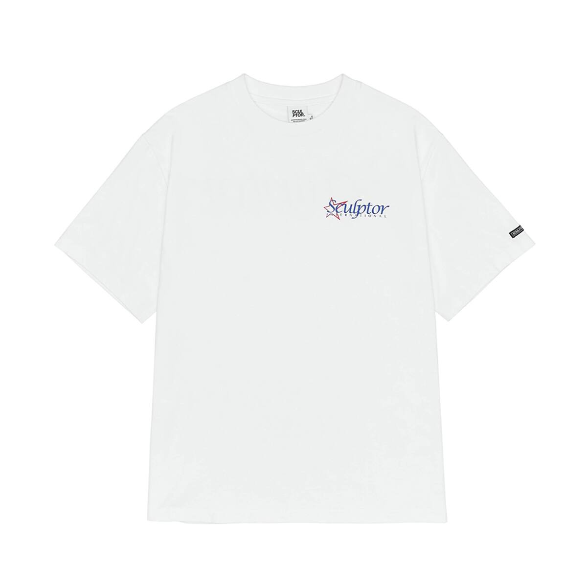 SCULPTOR Star Logo Tee WHITE 22SU-Iの画像