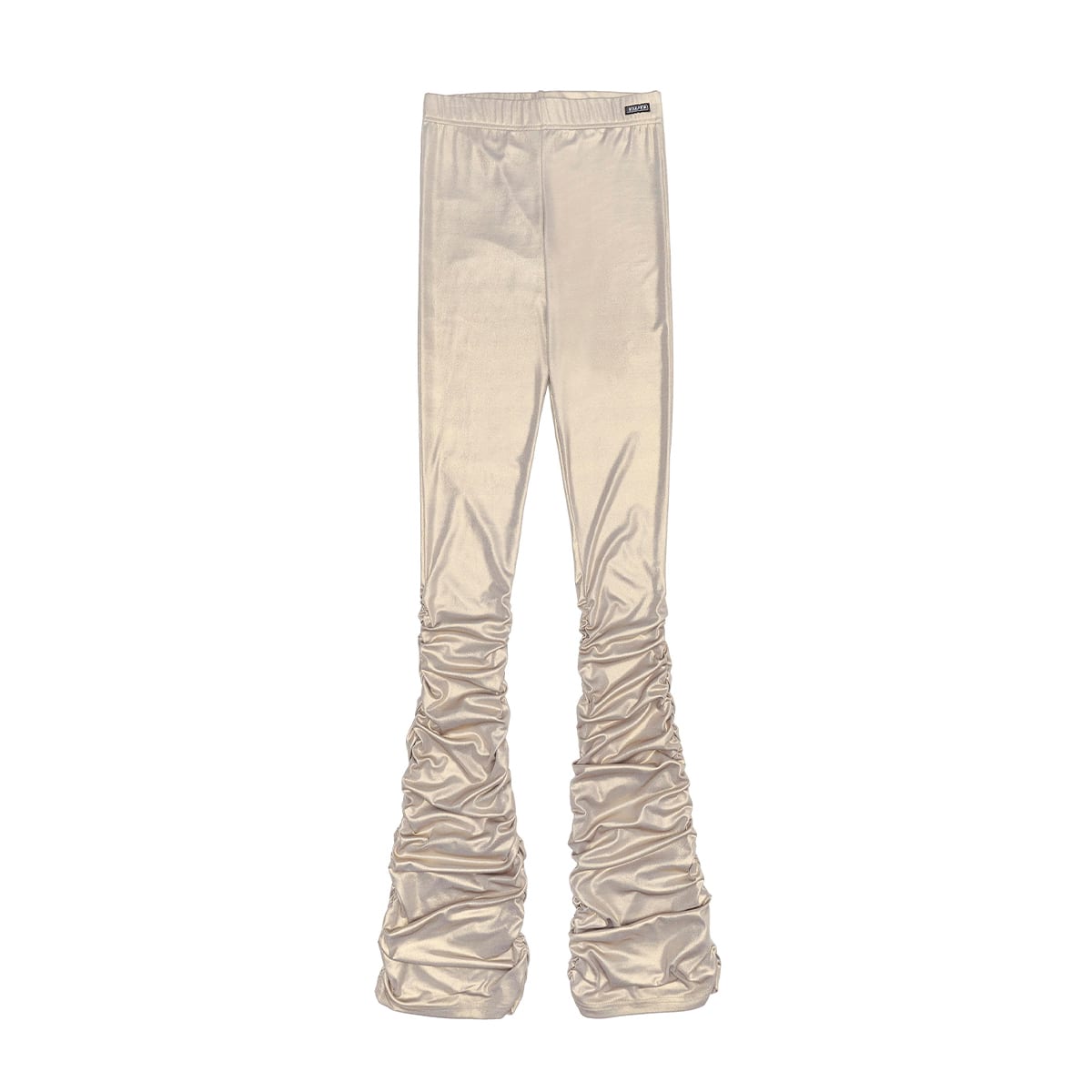 SCULPTOR Glossy Shirring Leggings GOLD 22FA-Iの画像