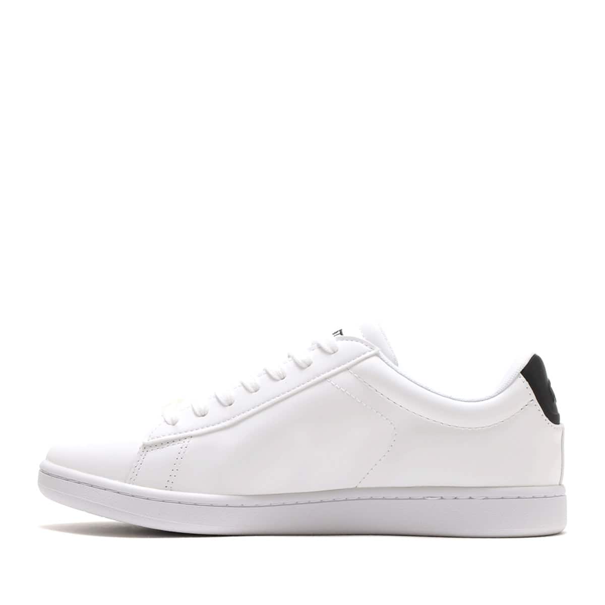 LACOSTE CARNABY EVO 0121 2 WHITE/BLACK 21FA-Iの画像