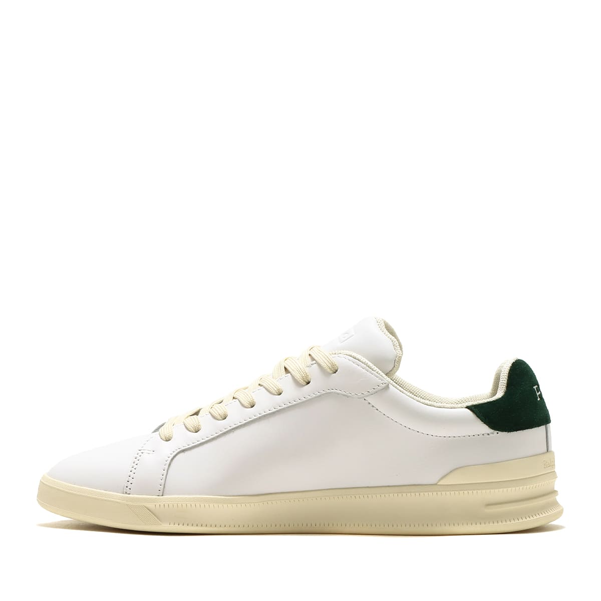 POLO RALPH LAUREN HERITAGE COURT II WHITE/COLLEGE GREEN 22FW-Iの画像