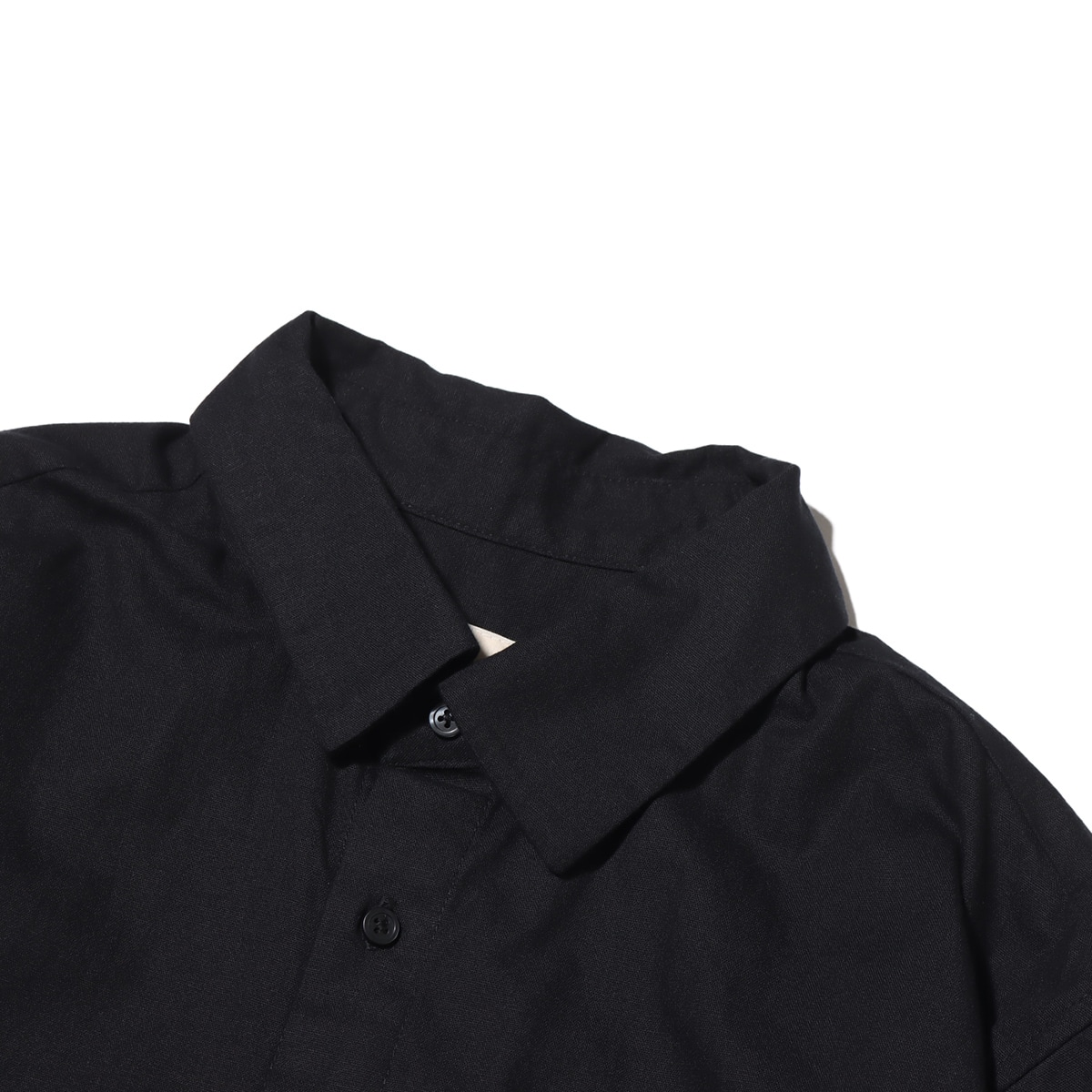 snow peak OG Cotton Poplin Shirt Black 23FA-Iの画像