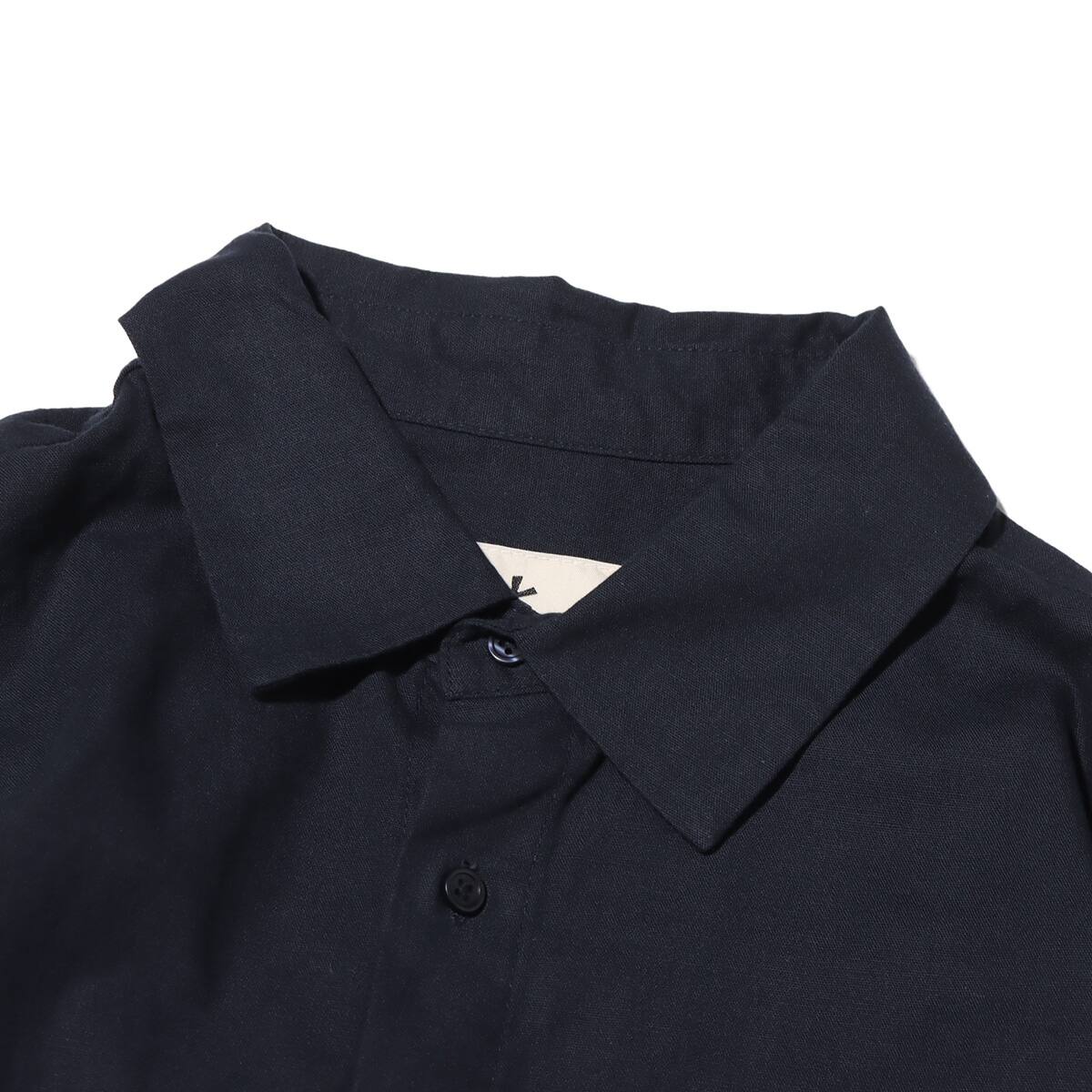 snow peak OG Cotton Poplin Shirt Navy 23FA-Iの画像