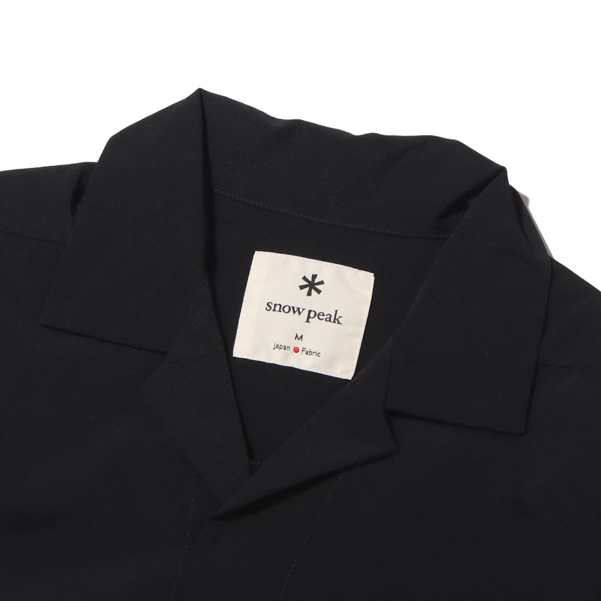 snow peak Breathable Quick Dry Shirt Black 23SP-I