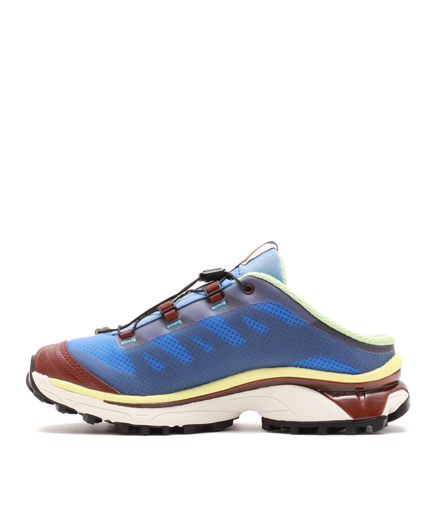 MM6 x SALOMON XT-4 ミュール Ultramari/Rum Raisi/Yellow Irisの画像