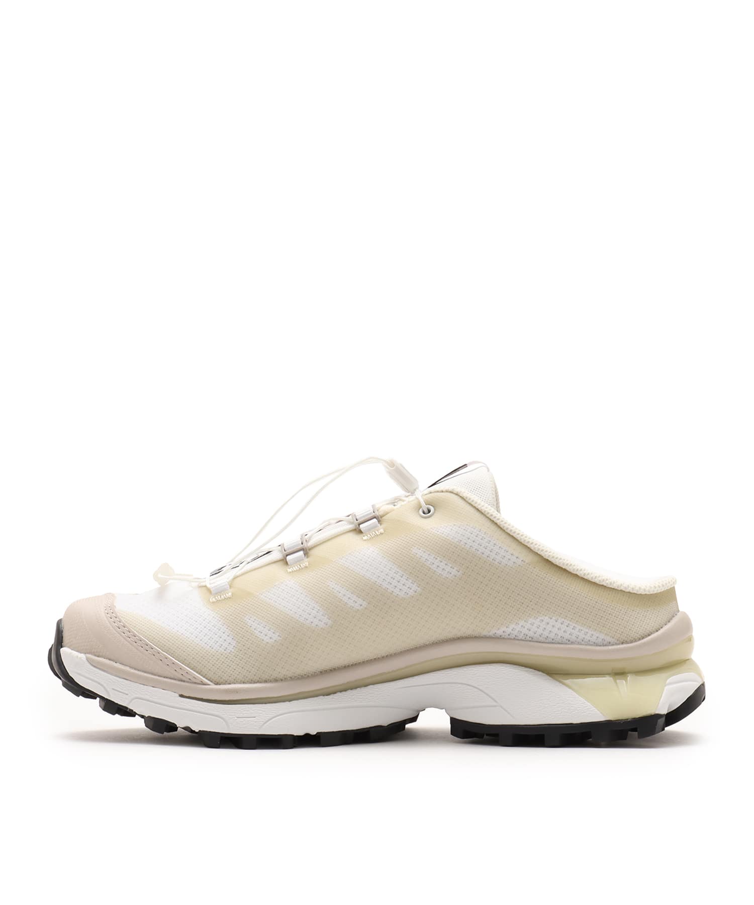 MM6 x SALOMON XT-4 ミュール White/Green Haz/Silverの画像