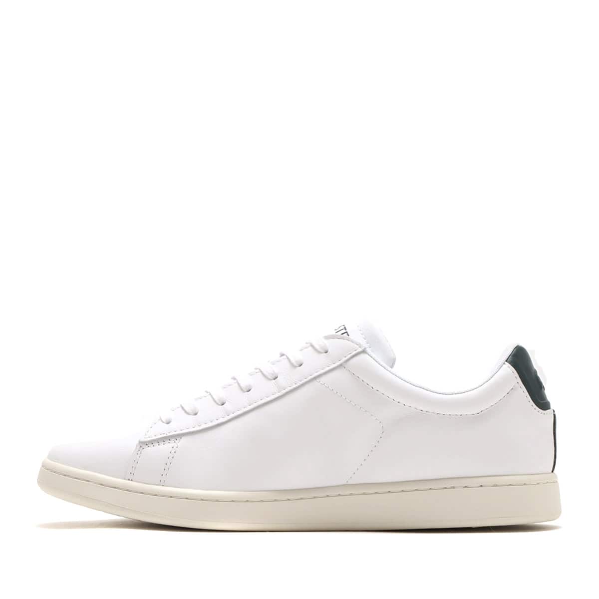 LACOSTE CARNABY EVO 0721 1 WHITE/DK.GREEN 21FA-Iの画像