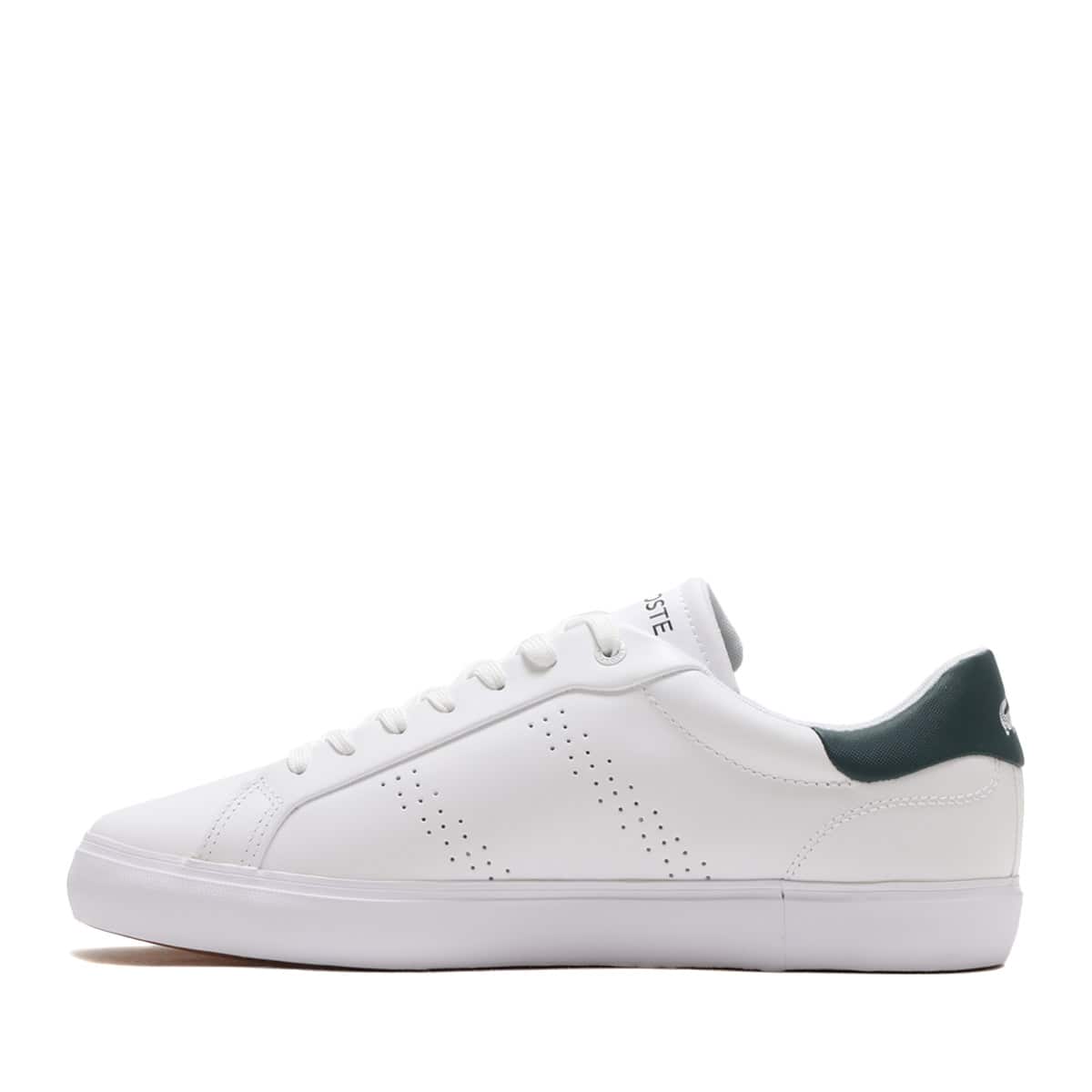 LACOSTE POWERCOURT 2.0 0321 WHITE/DK.GREEN 21FA-Iの画像