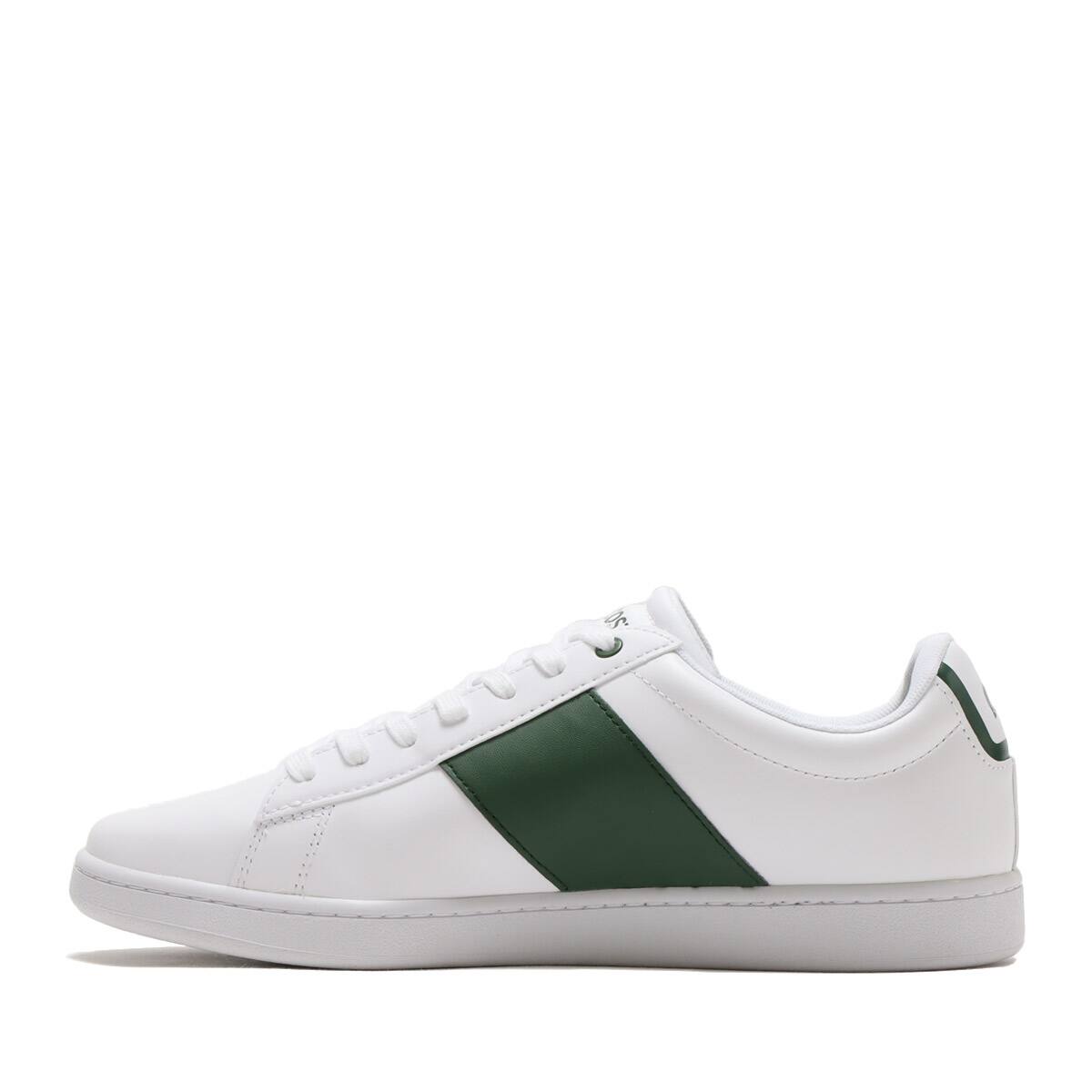 LACOSTE CARNABY 0121 4 WHITE/DK.GREEN 21FA-Iの画像