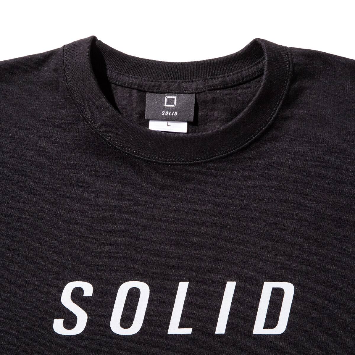 SOLID LOGO T-SHIRTS BLACK 21SS-Iの画像