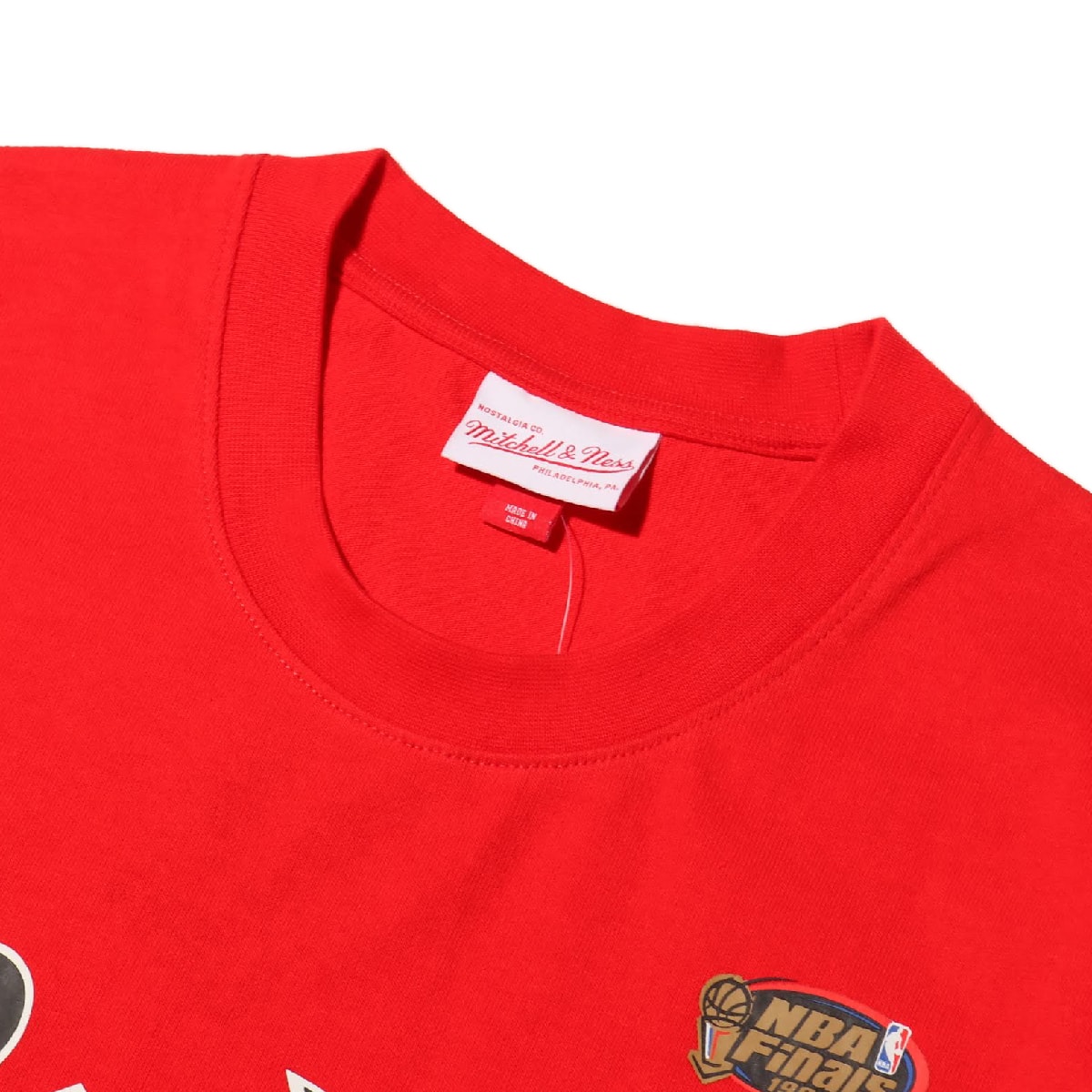 Mitchell & Ness Old English T-Shirts CHI.Bulls RED 19HO-I