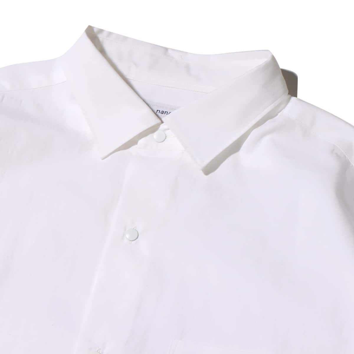 nanamica Regular Collar Wind Shirt Off White 23FA-Iの画像
