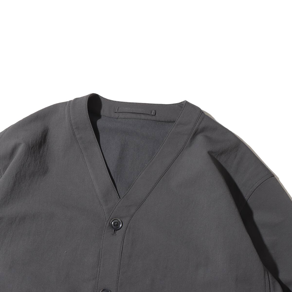 nanamica ALPHADRY Cardigan Gray 23FA-Iの画像