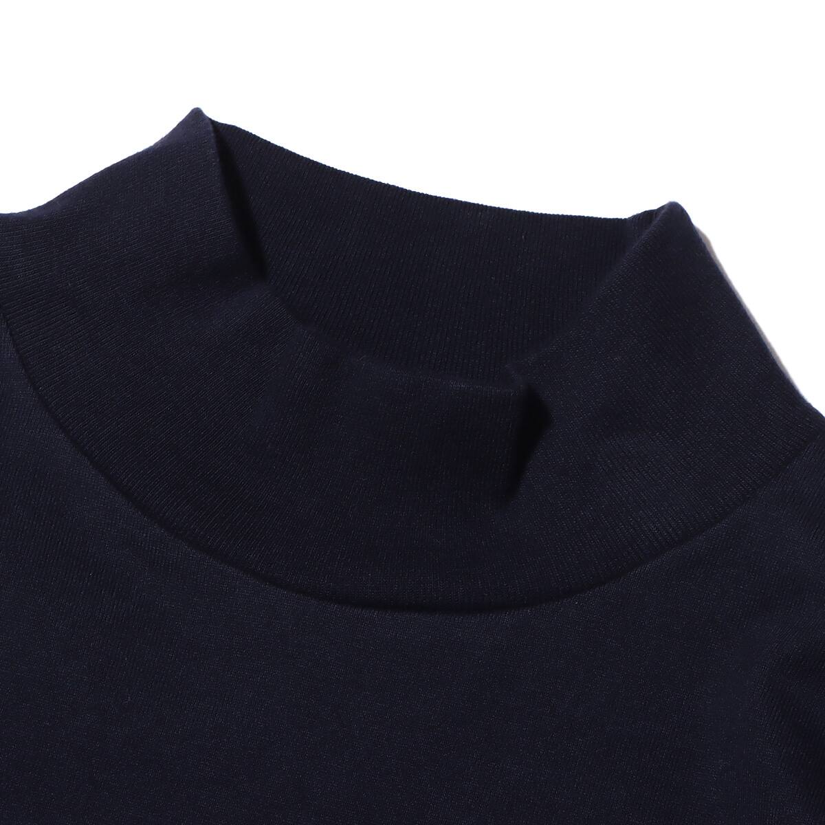 nanamica L/S Mock Neck Tee Navy 23SP-Iの画像