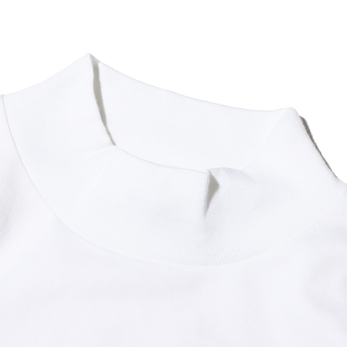 nanamica H/S Mock Neck Tee White 23SP-Iの画像