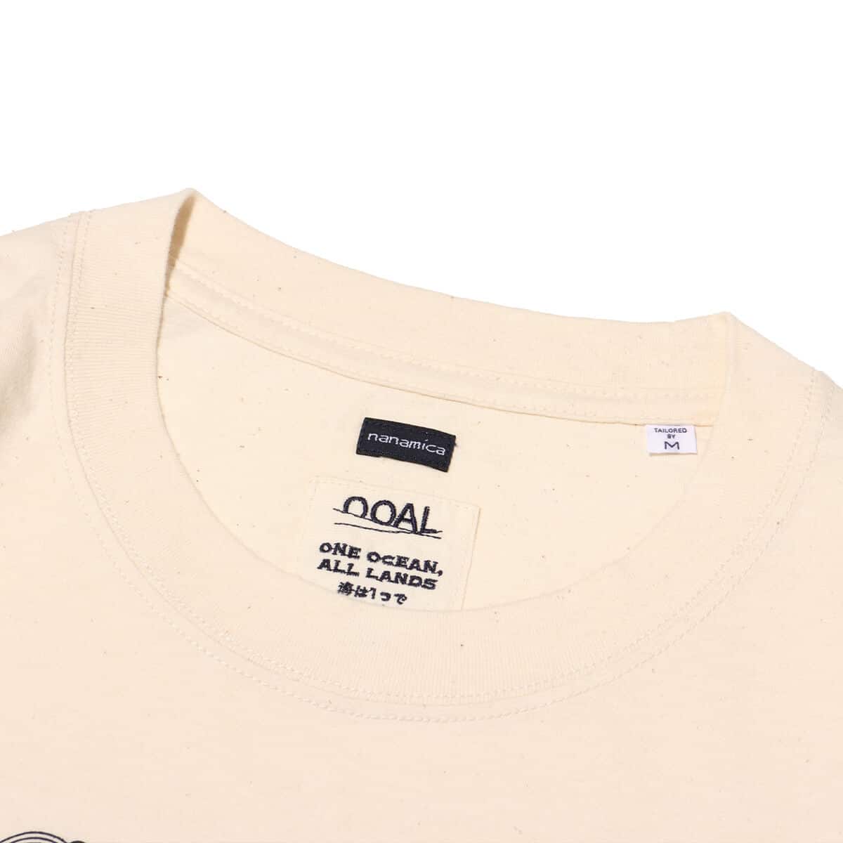 nanamica OOAL L/S Graphic Tee Ecruの画像