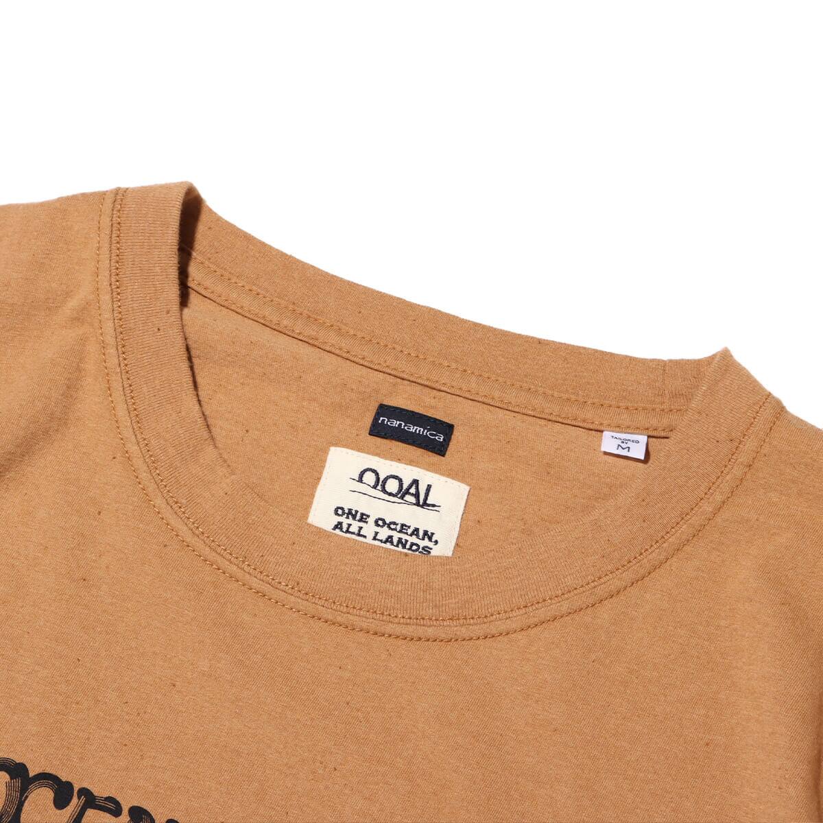 nanamica OOAL Graphic Tee Mochaの画像