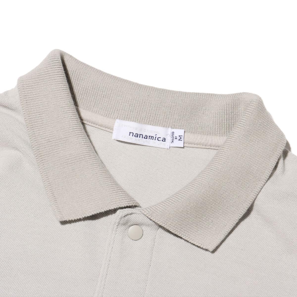 nanamica S/S Polo Shirt Light Gray 24SP-I