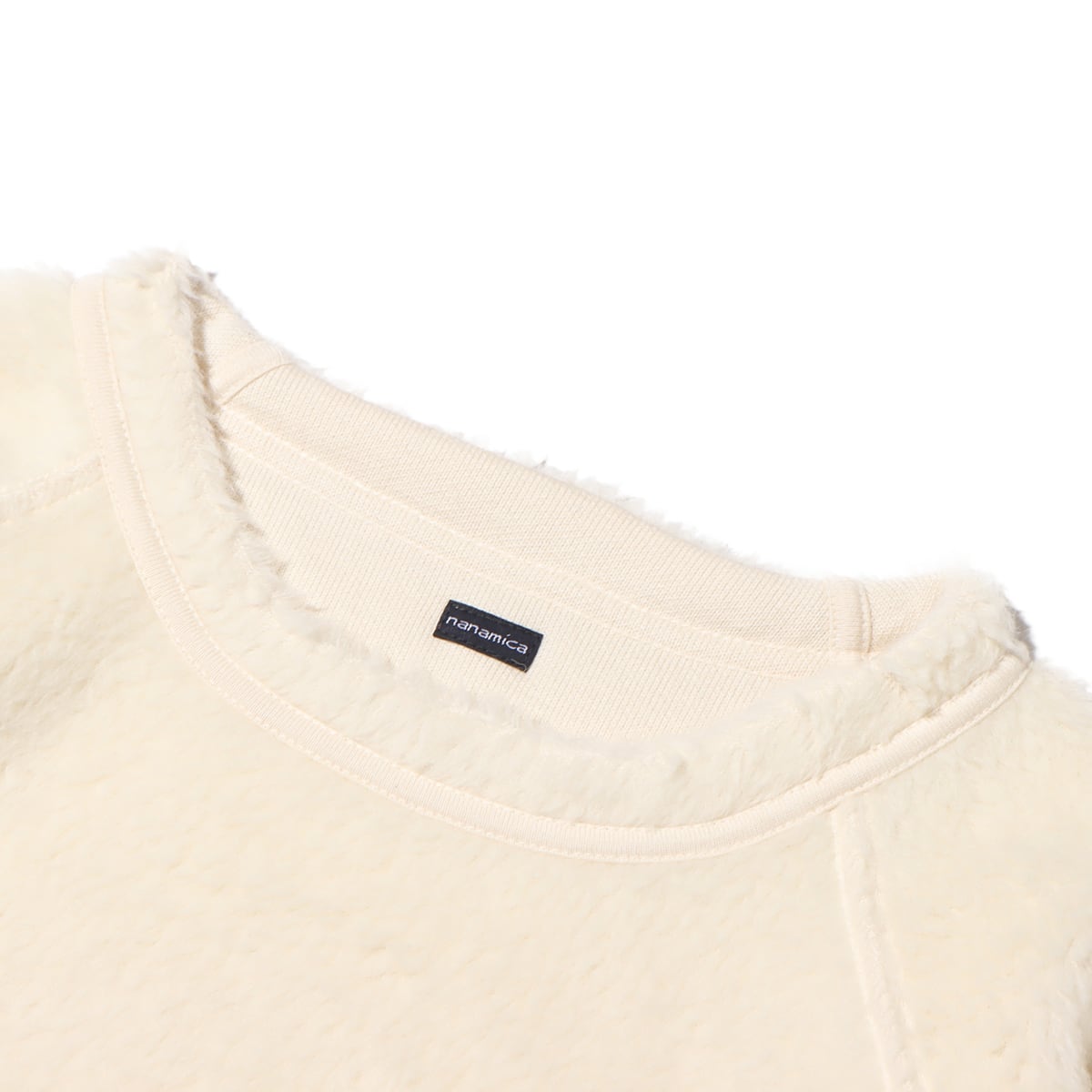 nanamica Cotton Wool Fleece Pullover Natural 23FA-Iの画像