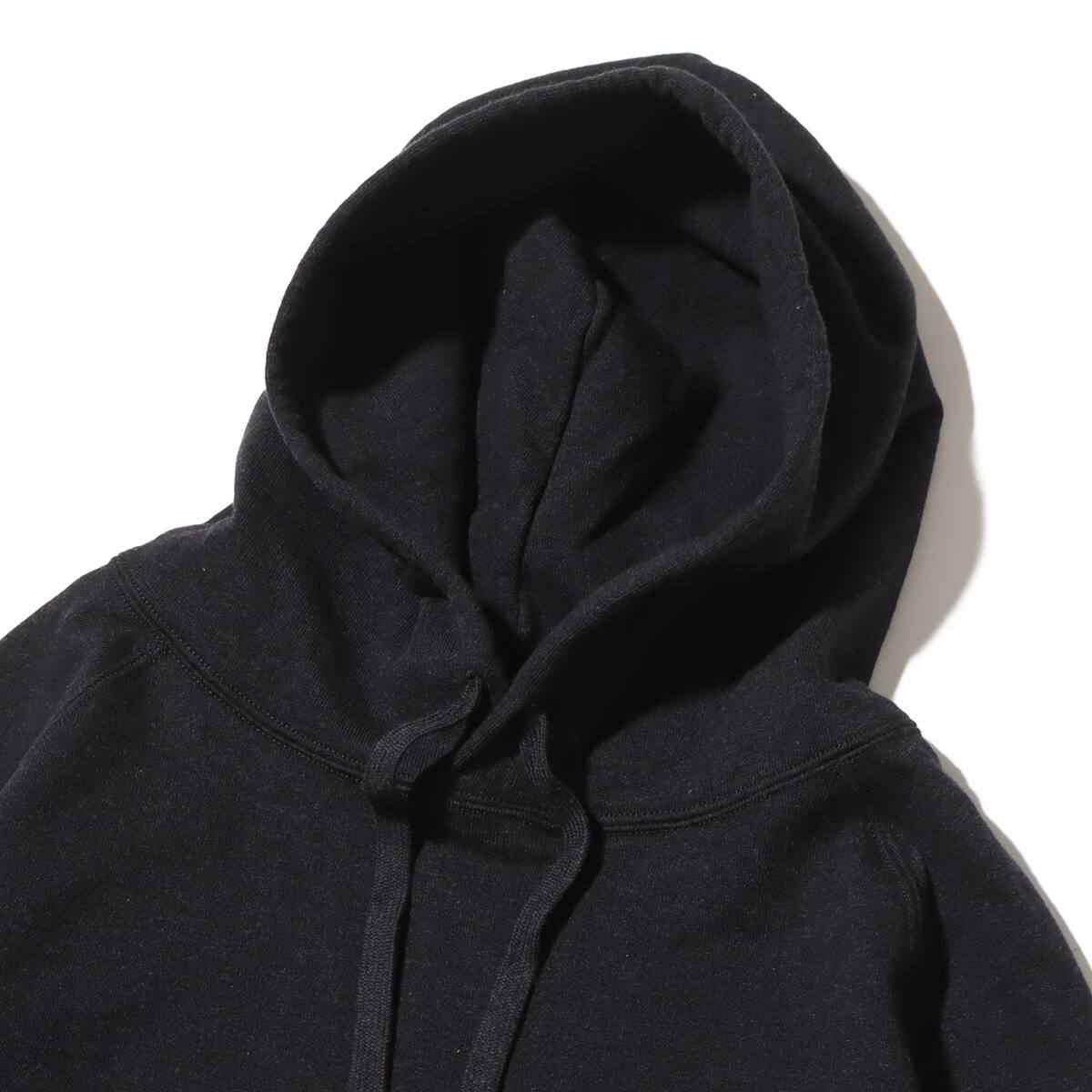 snow peak Recycled Cotton Pullover Hoodie Blackの画像