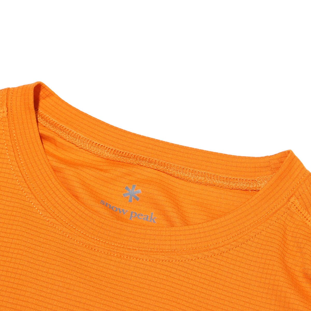 snow peak Pe Power Dry Long Sleeve T-Shirt Orange 24SP-Iの画像