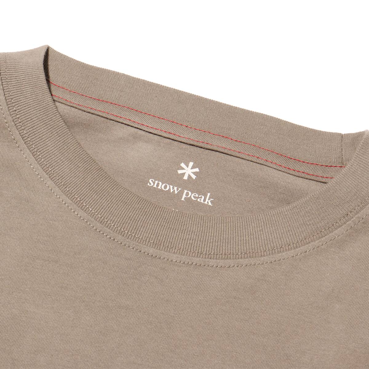 snow peak Soft Cotton Logo Long Sleeve T-Shirt Pro. 24SP-Iの画像