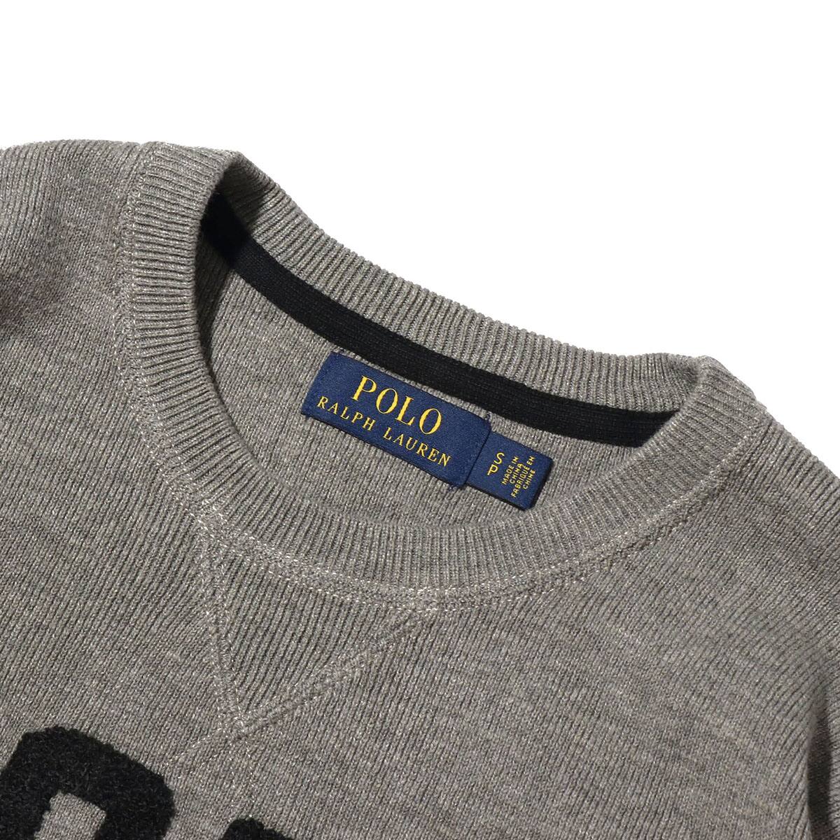 POLO RALPH LAUREN LS CN-LONG SLEEVE-SWEATER GREY 18HO-Iの画像