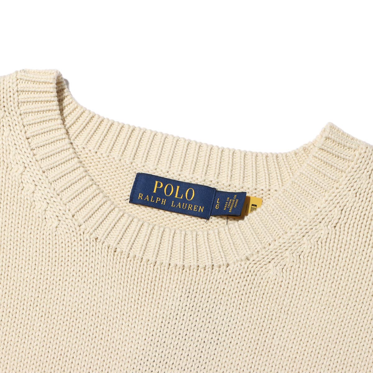 POLO RALPH LAUREN LSCNGOTHICP-LONG SLEEVE-PULLOVER CREAM MULTI 22SS-Iの画像