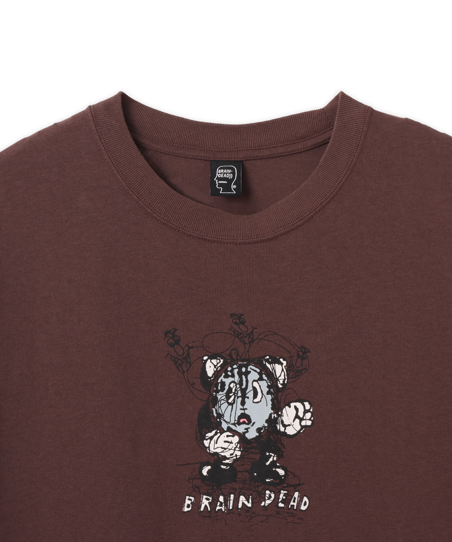 BRAIN DEAD TIME IS NIGH T-SHIRT BERRYの画像