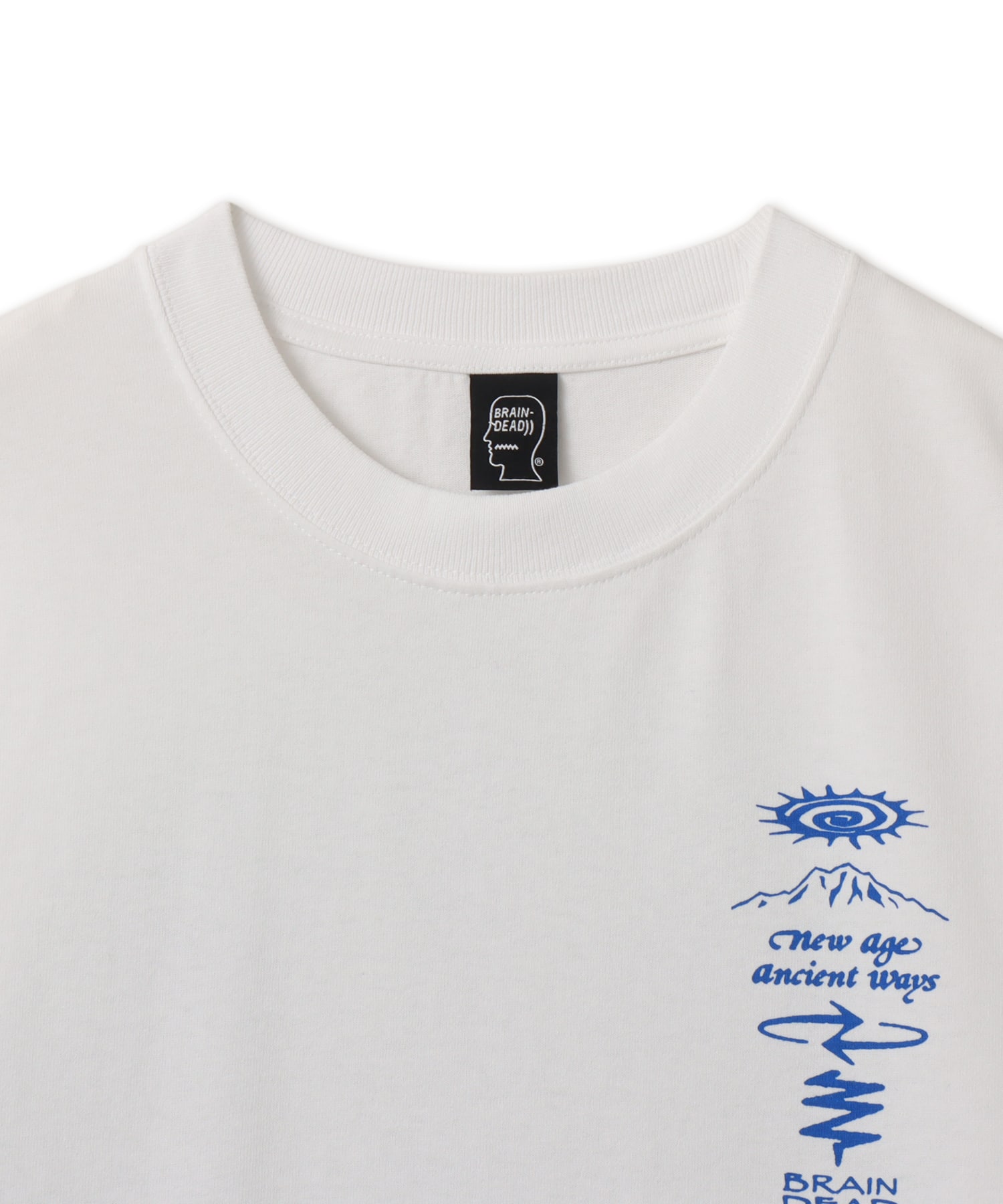 BRAIN DEAD ANCIENT WAYS T-SHIRT WHITEの画像
