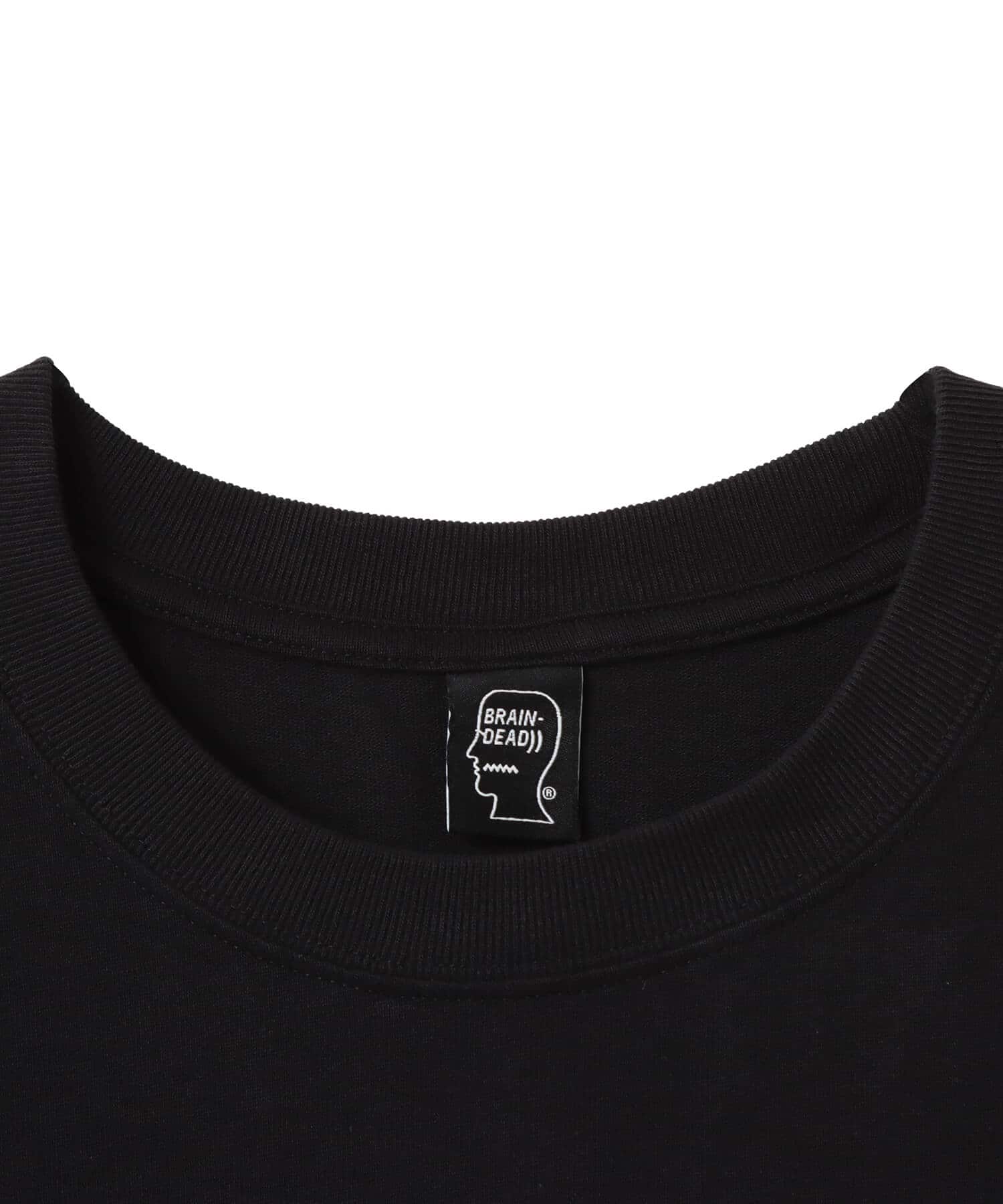 BRAIN DEAD SKULL MECH LONG SLEEVE BLACKの画像