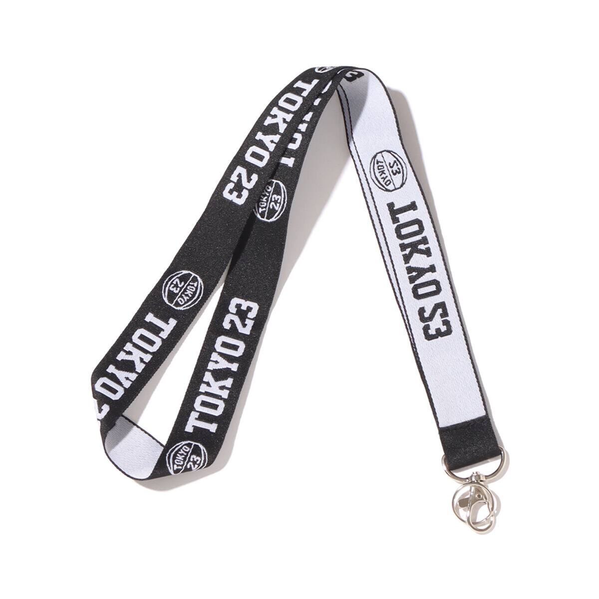 TOKYO 23 NECK STRAP BLACK 21FW-Iの画像