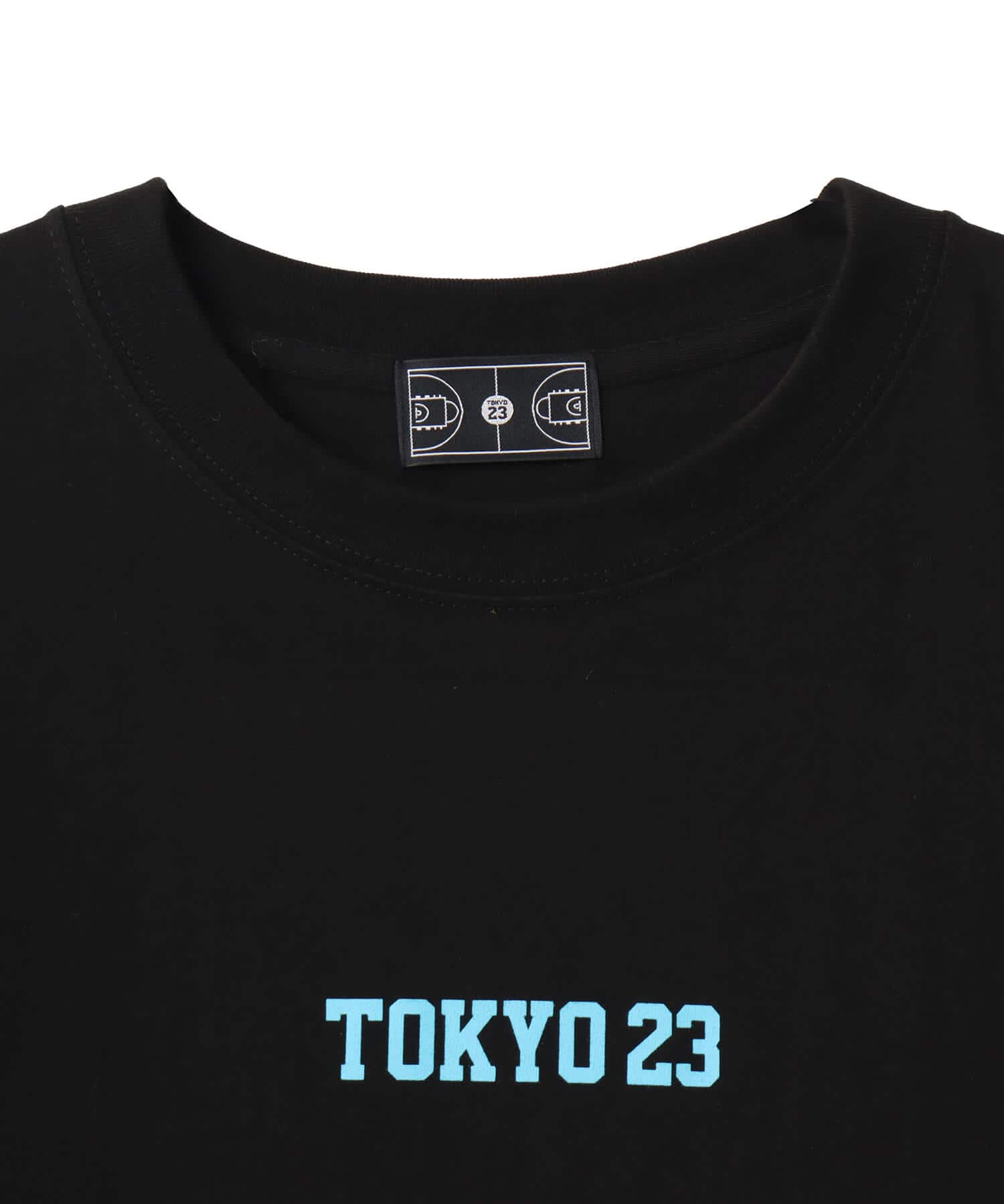 TOKYO23 FULL COURT TEE BLACK X BLUEの画像