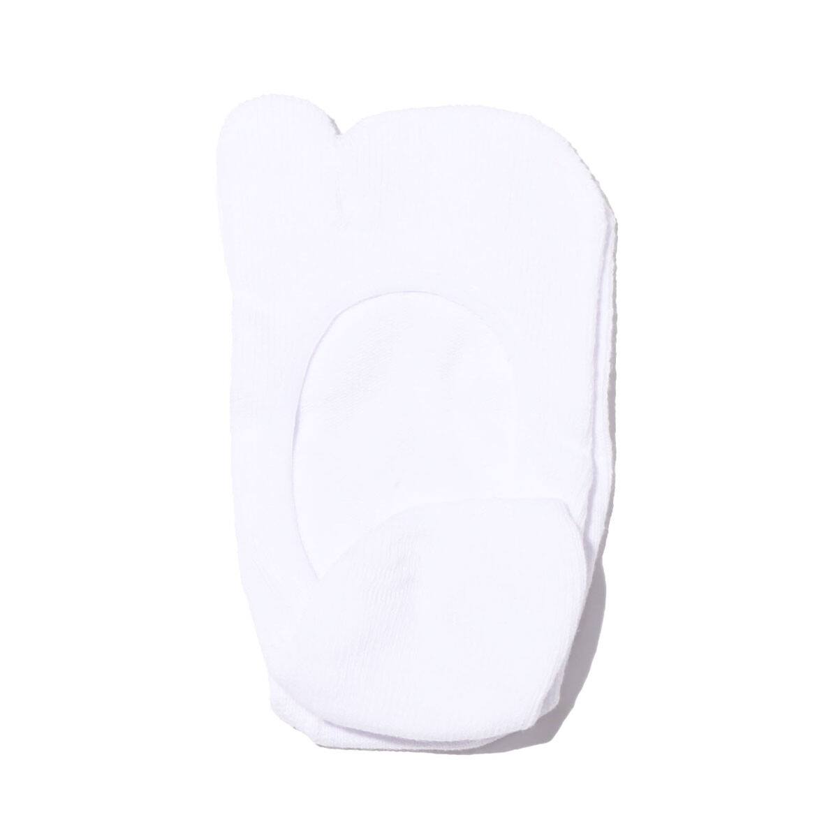 tabibito 足袋フットカバー WHITE/BLACK 20SU-Iの画像