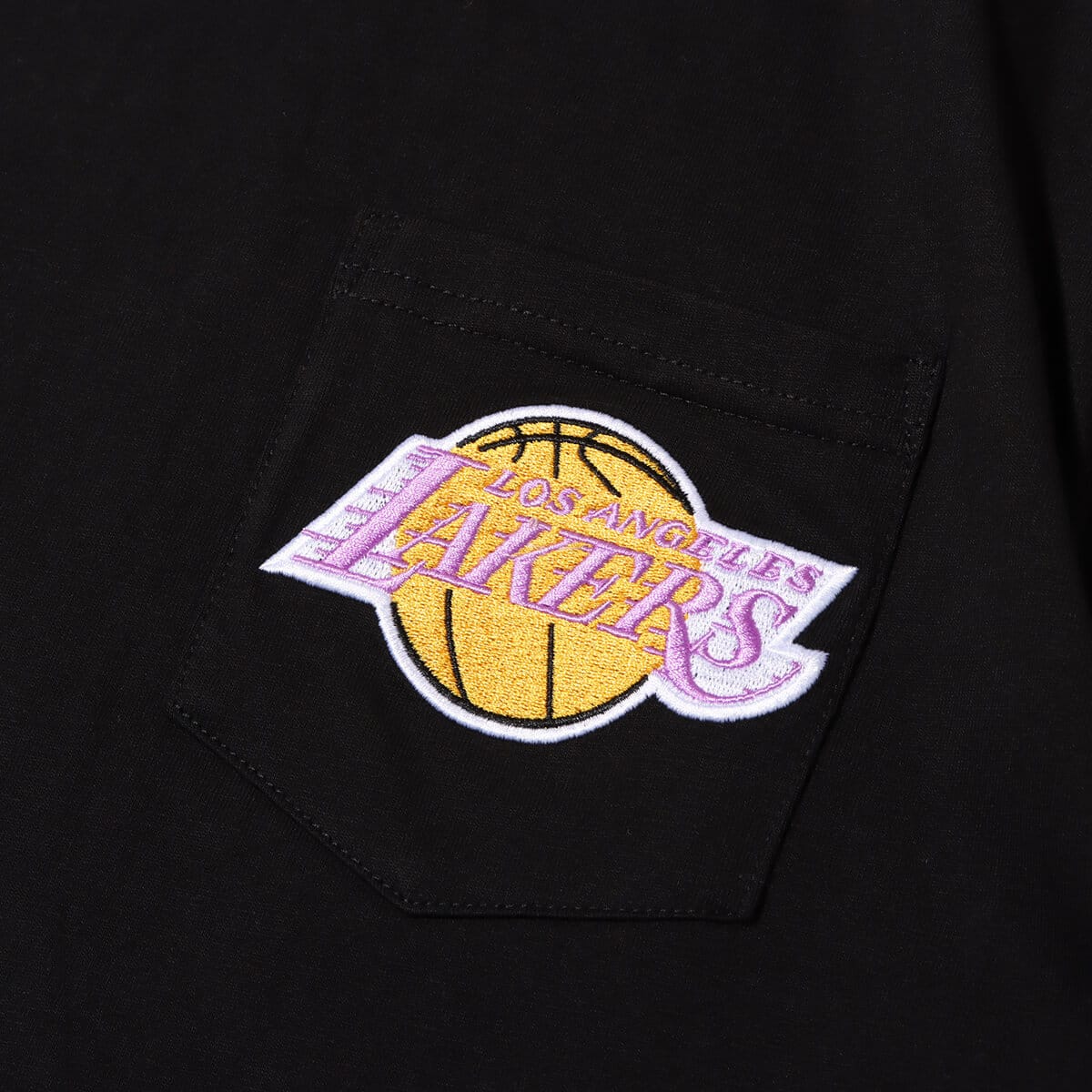 Mitchell & Ness PREMIUM POCKET TEE LAL BLACKの画像