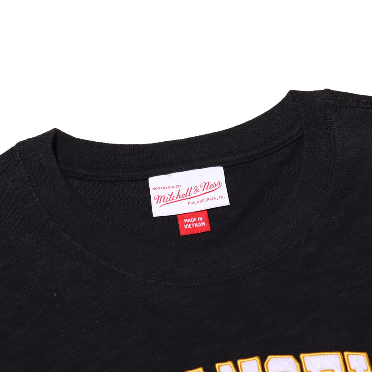 Mitchell & Ness NBA LEGENDARY SLUB SS TEE VINTAGE LOGO LAKERS BLACK の画像