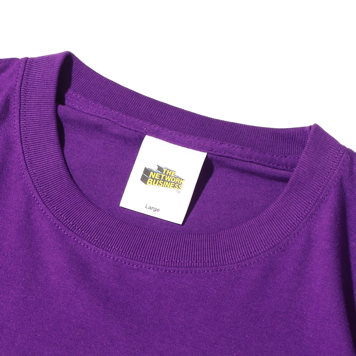 THE NETWORK BUSINESS SNAKE TEE PURPLEの画像