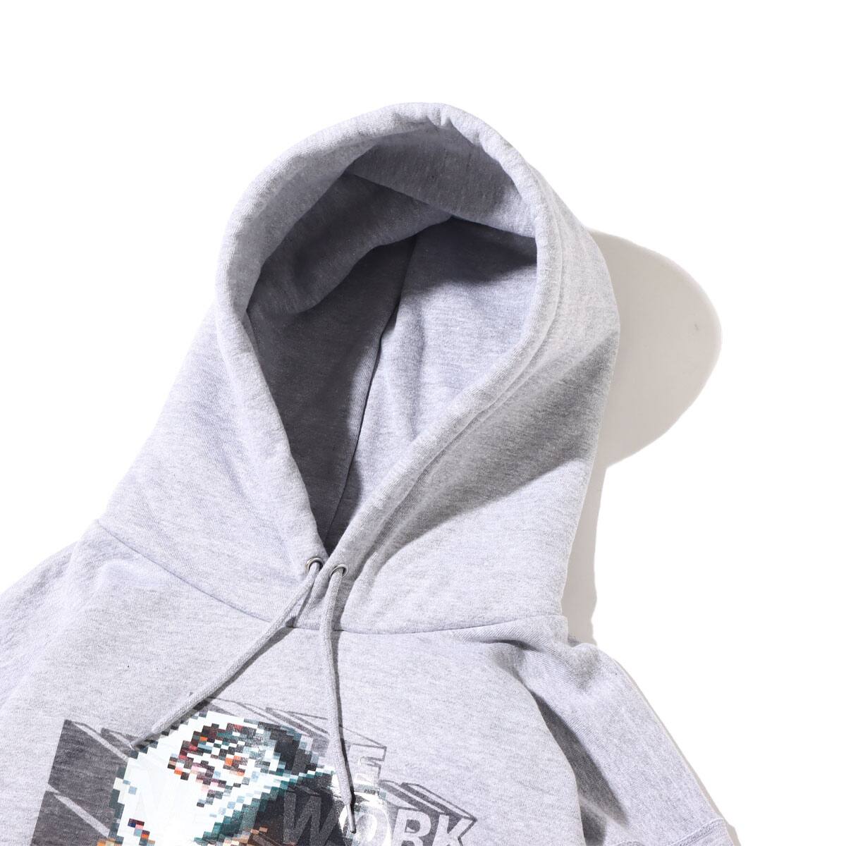 THE NETWORK BUSINESS × KILIMANJERO MJ HOODIE GREY 22HO-I